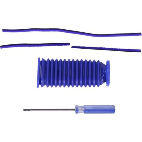 Nastro di ricambio morbido e felpato blu per tubo flessibile, set di cacciaviti per aspirapolvere Dyson V7 V8 V10 V11. (1/4)