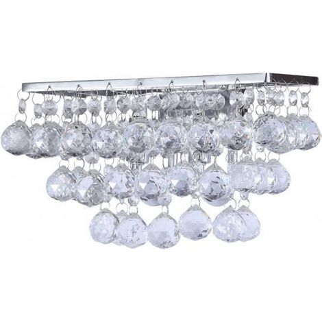 Litecraft Galaxy Wall Light Crystal Effect Traditional 2 Arm - Polished Chrome (1/5)