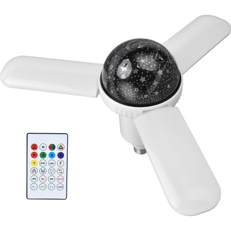 Kabelloser LED-Lautsprecher mit RGBW-Farbwechsel, Fernbedienung und E27-Schraubfassung (85–265 V) (1/5)
