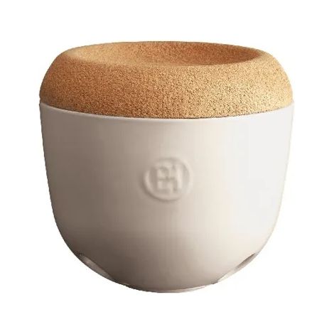 Accessoire de cuisine Emile-henry garlic pot céramique ventilation (1/2)
