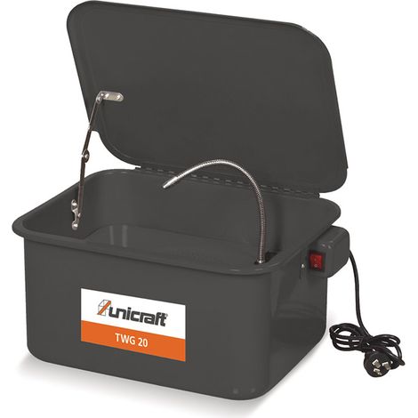 Vasca lavapezzi UNICRAFT TWG 20 - flusso detergente 3,3 L/min - volume cabina lavoro 20 L