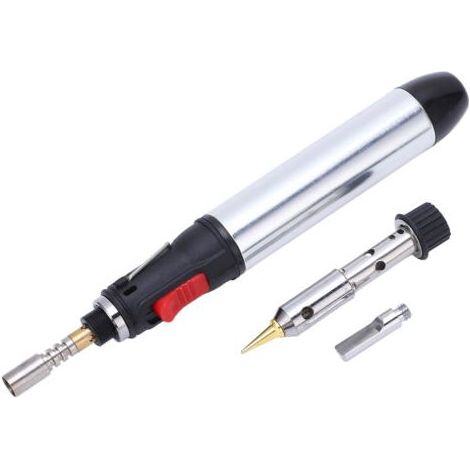 4-in-1-Gas-Lötkolben-Set, kabelloser Lötkolben, Gasbrenner, 12 ml Füllkapazität (1/5)