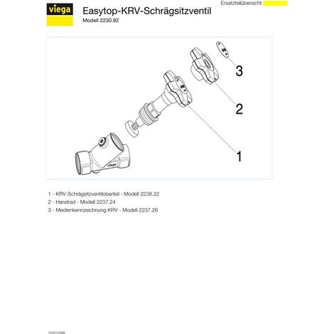 VIEGA 756796 Vanne KRV Easytop (1/5)