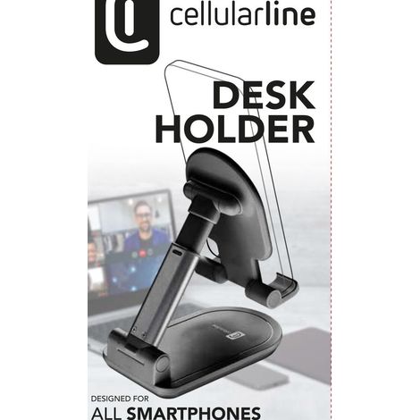 Cellularline Tablet Tischhalterung Desk Holder - Schwarz (1/2)