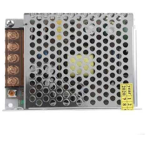 Alimentation à découpage 5 V / 10 A / 50 W pour LED et vidéosurveillance – Modèle S-50-5 (entrée 100–240 V CA) (1/5)