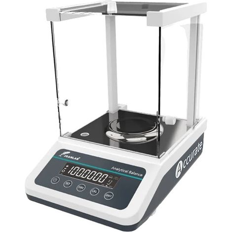 Balanza de laboratorio de alta precisión, pantalla LCD, FA1204N (120 g 0,1 mg), UE (1/2)