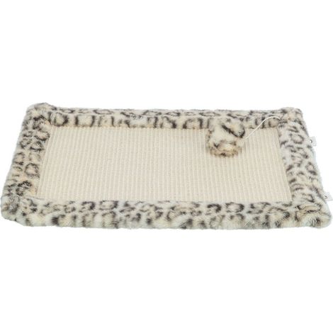 Tappeto graffiato - TRIXIE - LEO - 55 x 35 cm - Crema stampa leopardata (1/5)