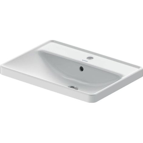 Duravit D-Neo - Einbauwaschtisch 60x44 cm,1 Hahnloch, weiß 0357600027 (1/5)