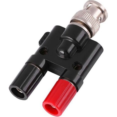 Adaptateur Hantek Professional HT311 BNC vers fiche banane 4 mm pour oscilloscope, connexion fiable pour mesures électroniques et (1/5)