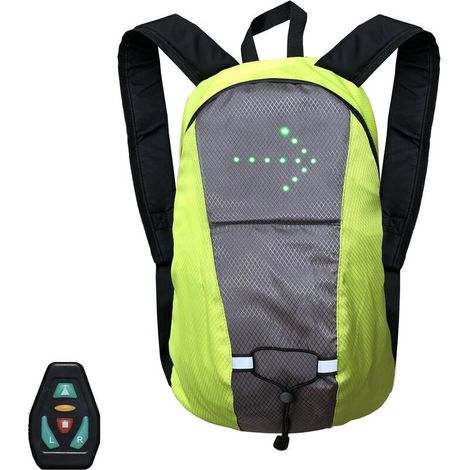Sac à dos de cyclisme LED Flash sac à dos de cyclisme sac à dos de cyclisme étanche gilet réfléchissant de sécurité hommes femmes course de nuit cyclisme