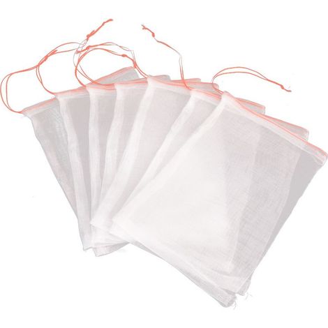 Packung mit 20 Nylon-Obstschutzbeuteln (35 x 25 cm), Schutznetz für Weintrauben und Gemüsegärten (1/4)