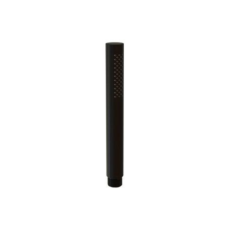 Douchette ronde noire en ABS anticalcaire