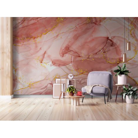 Papier Peint Art & Déco - Effet Aquarelle Marbre - 150 x 250 cm (1/2)