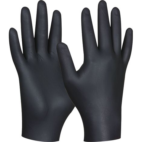 Gebol Einweghandschuhe Black Nitril L 80 Stück Einmalhandschuh Gummihandschuh (1/5)