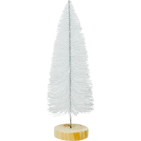 Albero di Natale artificiale bianco per decorazioni 25 cm (1/5)
