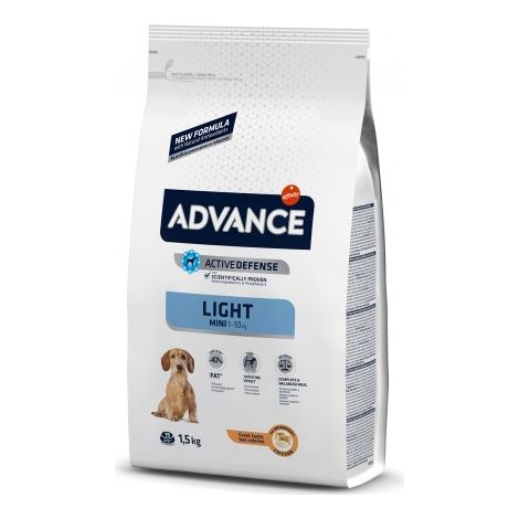 Advance Adult Mini Light - Comida para Perro Adulto Pequeño (10 Kg)