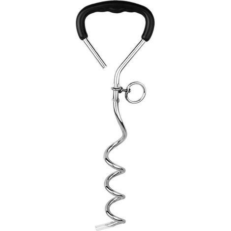 Kit de reparación de 2 piezas para trampolín metálico en espiral, plataforma para perros, resistente, perros grandes, anclaje para mascotas al aire libre, jardín, camping. (1/5)