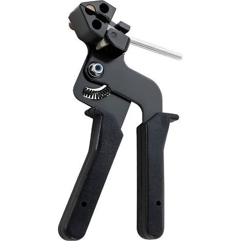 Lntyq Pince serre-câbles, pistolet de serre-câbles, en acier inoxydable, outil de serre-câbles en métal, outils pour regrouper les câbles, serre-câbles métalliques pour l'industrie et l'agriculture (1/5)