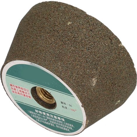 Meule à meuler haute stabilité, excellent rendement d'usinage, taux d'enlèvement de matière élevé, tête de meulage pour meuleuse d'angle industrielle, grain 100 (1/5)