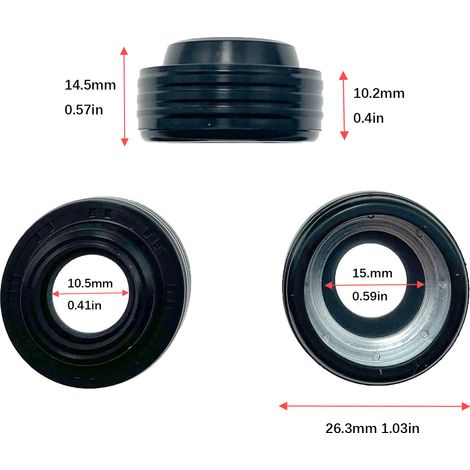 Joint d'huile du compresseur de climatisation automobile Jetta King 10S (1/4)