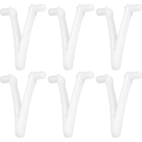 6-teiliges Poolzubehör-Set mit Schmetterlings-V-Clip, Poolbürste, Spa-Bürste, Laubkescher, Skimmer und Poolreinigungs-Saugkopf - Crezuo