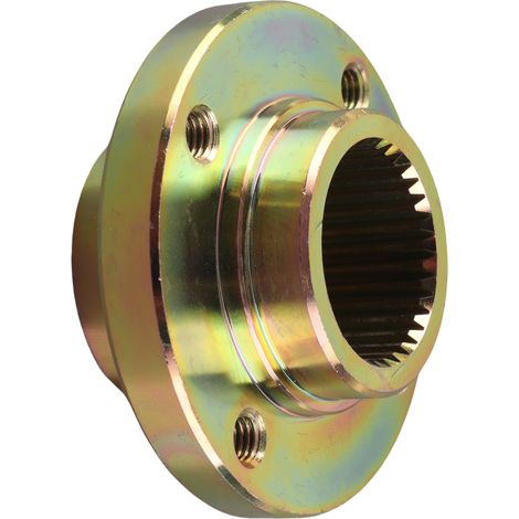 Support de Pignon de Disque de Frein en Alliage d'acier 34T 4 Boulons pour Quad Go Kart ATV avec Moyeu de Pignon D'essieu Arrière, Conception de Précision pour Un (1/5)