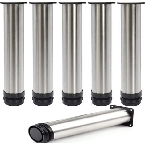 18 cm stainless steel adjustable thickened furniture legs Furniture accessories 6 pcs (1/4)