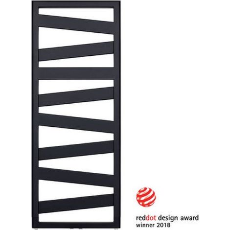 TERMOARREDO ZEHNDER RIBBON H. 1266 Nero Opaco Largh. cm 50