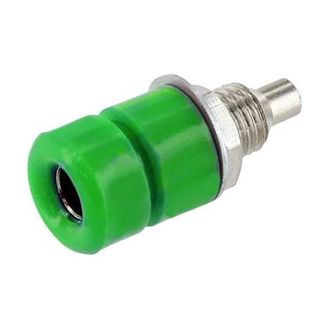 econ connect TB40GN Fiche femelle de laboratoire embase femelle Ø de la broche: 4 mm vert 1 pc(s) Bu (1/2)
