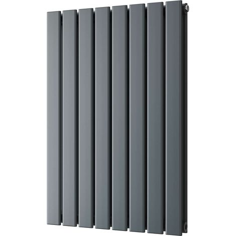 Typhoon - Anthracite Designer Radiator H800mm x W544mm Double Panel