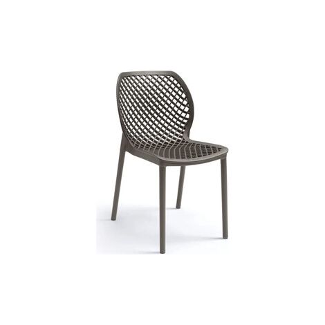 SEDIA ARIA IMPILABILE 47X60XH82CM TORTORA- 1,0 pz