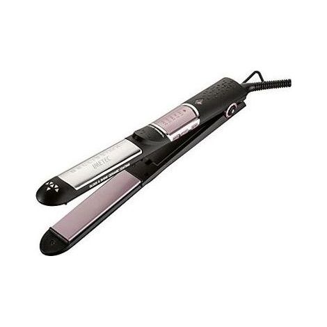 Imetec 11504 Haarstyling-Gerät Glätteisen Warm Schwarz, Pink