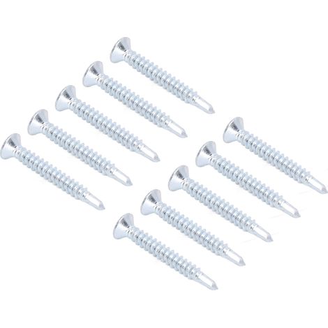 Vis autoperceuses galvanisées pour métal, tête fraisée cruciforme 4.2x32mm, lot de 50 (1/5)