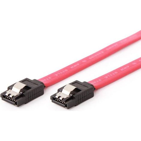 Gembird CC-SATAM-DATA-XL cavo de SATA 1 m Nero, Rosso