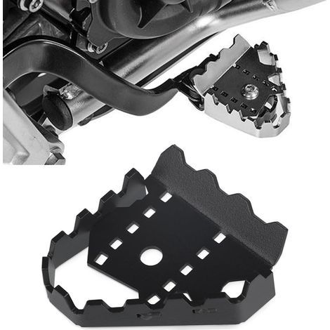 Tenere 700 Moto Extension de Pédale de Frein arrière Repose-Pieds pour XTZ700 Tenere Noir-Chrom (1/5)