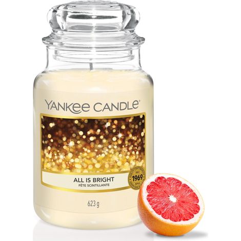 Grande Bougie en Jarre, Parfum Fête Scintillante, 623 g (1/5)