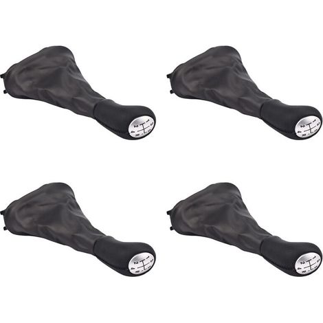 Palanca de cambios manual de cuero de 4 velocidades y 5 velocidades para Clio 2, Clio 3, Megane 2, Scenic 2 y Kangoo, con tapa del maletero.
