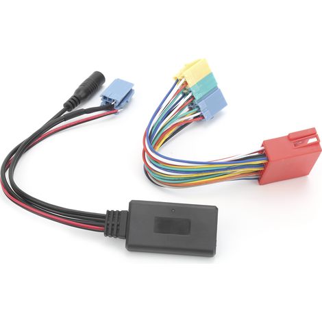 Adaptateur microphone, câble audio auxiliaire, kit mains libres stéréo Bluetooth 5.0, connecteur 8 broches, Plug and Play (1/5)
