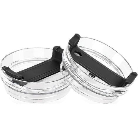 Lot de 2 couvercles pour gobelets Stanley de 1,2 L (40 oz), anti-éclaboussures et résistants aux projections, compatibles avec les gobelets Stanley et autres tasses à café. (1/5)