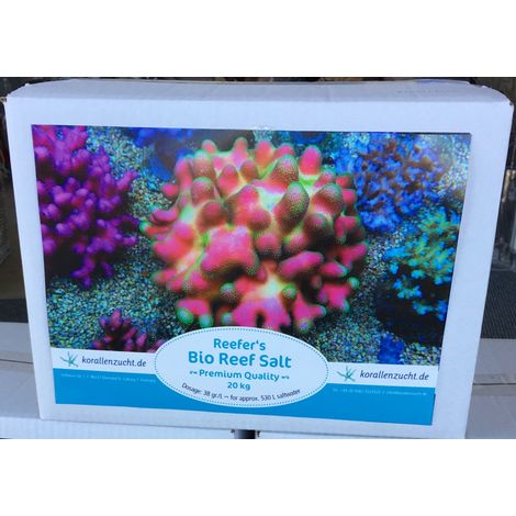 Korallen-Zucht Reefer´s Sal de Arrecife Bio Calidad Premium 20 kg - Sal Marina