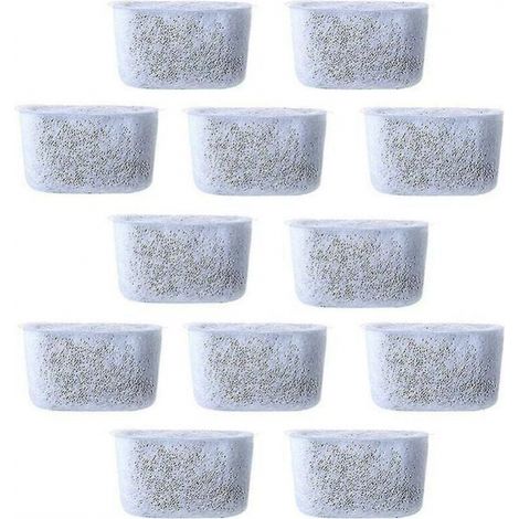 12er-Pack Ersatz-Holzkohle-Wasserfilter, Vliesfilter für Kaffeemaschine, Kaffeemaschinenfilter (1/5)