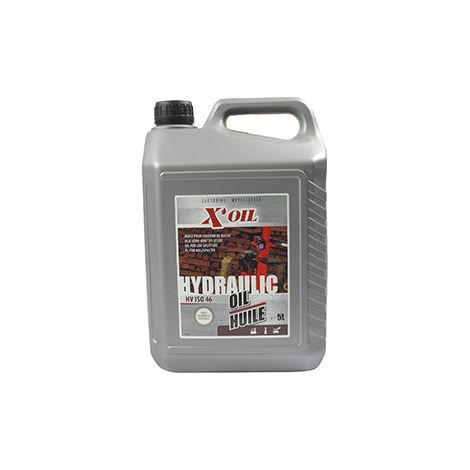 Olio X'oil Idraulico Hv Iso 46 - Hlp46 - Zs46 in tanica da 5 litri per spaccalegna e altri usi.