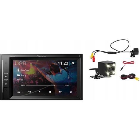 Radio para coche Pioneer DMH-A240BT 2DIN LCD con Bluetooth y cámara de visión trasera. (1/5)