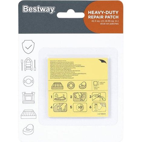 Parches autoadhesivos de reparación, 10 unidades, Bestway 62068