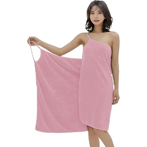 Handtuchgurt, Badetuch, Mikrofaser, schnell trocknend, Damen-Bademantel, Bademantel, Morgenmantel, Badelaken, Duschtücher, Strand, Schwimmen, Surfen, Spa, 75 x 140 cm (1/5)