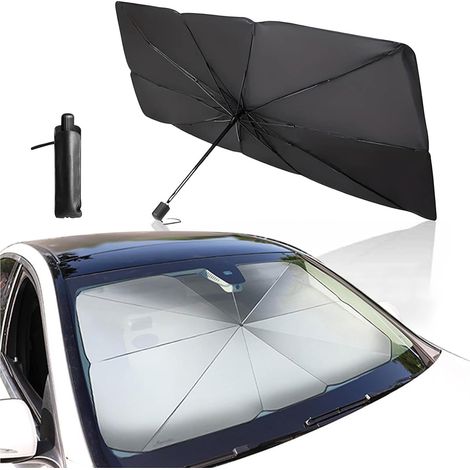 Sonnenschutz für die Windschutzscheibe, drehbar und faltbar, Sonnenschutzschirm für die Windschutzscheibe, UV-Schutz und Wärmedämmung (1/5)