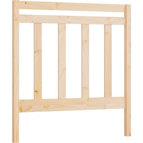 Testiera per dormire accessorio per camera da letto 95 x 4 x 100 cm in legno di pino massiccio TDL0205884