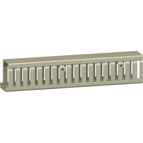 Spacial S3D - goulotte - sans couvercle - 50x37,5mm - lot de 8 - gris (AK2GD3750)