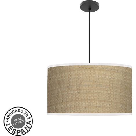 Fashion Hängeleuchte 3xe27 schwarz/hellbraun regx50x50 mit Diffusor