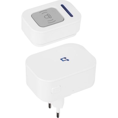 Sonnette de porte intelligente sans fil, portée de 280 m, étanche, prise UE 90-260 V (1/5)